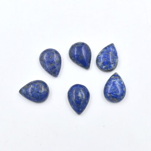 Lapis Lazuli Pear Cabochon 12x16mm | Loose Gemstone Cab | Lapis Stone for Jewelry Making | Trending Gemstone Cab for Rings & Pendants 6 Pc - Image 2