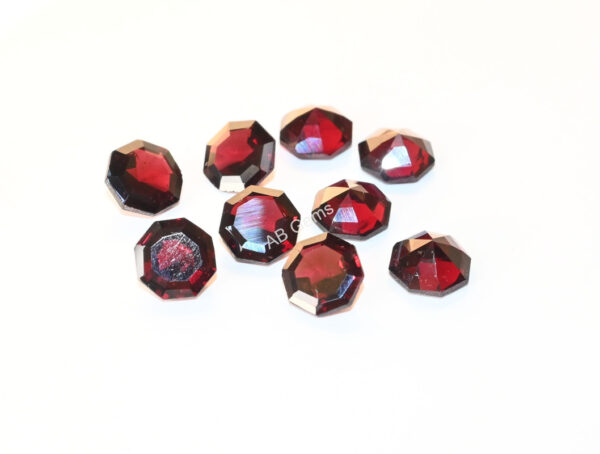 Garnet Octagon Shape Gemstone Loose Cuts, Garnet Handmade Shape Loose Cut Stone 8 MM, Garnet Amazing Loose Cuts 6 Pc