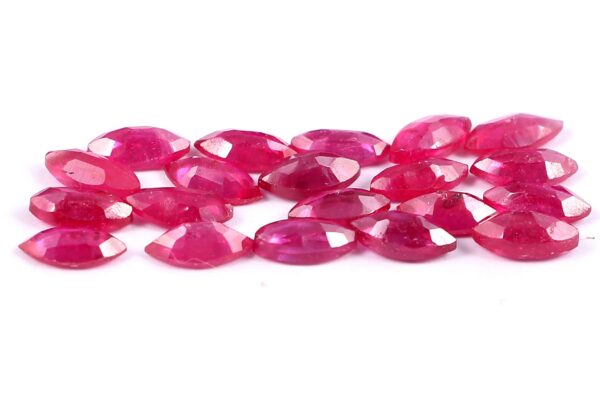 Ruby Marquise Cut Natural Ruby Loose Gemstone Cut Ruby Cut Calibrated Marquise 3x6 mm 20 Pc. - Image 2