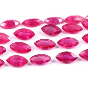 Ruby Marquise Cut Natural Ruby Loose Gemstone Cut Ruby Cut Calibrated Marquise 3x6 mm 20 Pc.