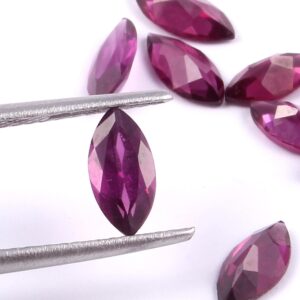Top Quality Rhodolite Garnet Marquise Cut 3.5x7 MM_Rhodolite Garnet Cut Calibrated Marquise_Garnet Calibrated Size Cut 10 Pc.