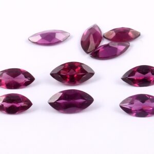 3x6 MM Rhodolite Garnet Calibrated Marquise Loose Gemstone Cut_Garnet Faceted Cut 20Pc.