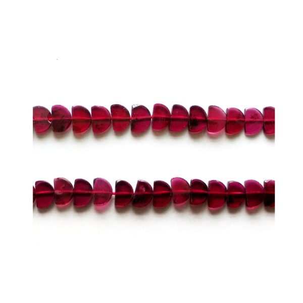 Natural Garnet Shape Beads_Handmade Loose Garnet Gemstone Fancy Shape Beads_Garnet January Birth Stone Size 4x6-3.5x5.5 MM 13" - Image 3