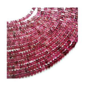 Natural Garnet Shape Beads_Handmade Loose Garnet Gemstone Fancy Shape Beads_Garnet January Birth Stone Size 4x6-3.5x5.5 MM 13"