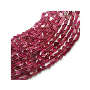 Garnet Shape Beads_Handmade Loose Garnet Fancy Shape Beads For Jewelry Making 4x6 - 5x7MM 13"