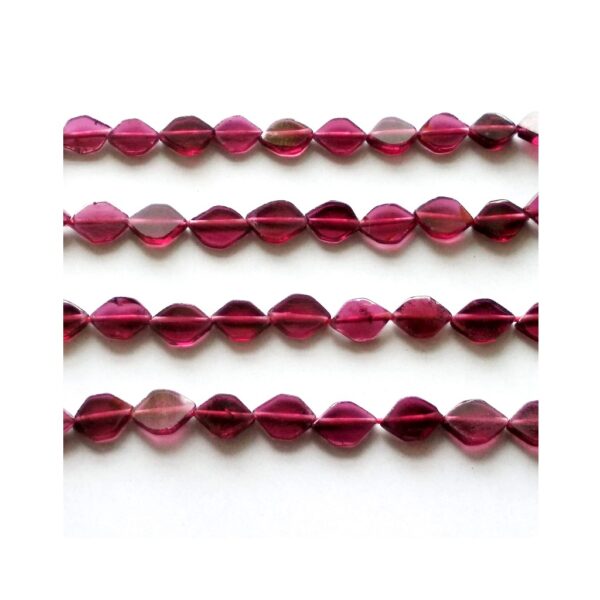 Garnet Flat Marquise Loose Beads_Garnet Smooth Beads_Gemstone Plain Loose Beads 4x5 - 5x7.5MM 13" - Image 2