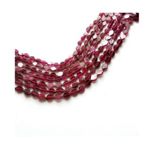 Garnet Flat Marquise Loose Beads_Garnet Smooth Beads_Gemstone Plain Loose Beads 4x5 - 5x7.5MM 13"
