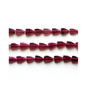 Garnet Flat Half Marquise Smooth Beads_Garnet Gemstone Loose Beads_Garnet Fancy Shape Beads 4x6.5 - 5x8MM 13"