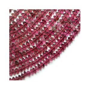 Garnet Flat Marquise Smooth Beads_Garnet Marquise Loose Beads_Gemstone Beads 3.5x6.5 - 4x7MM 13"