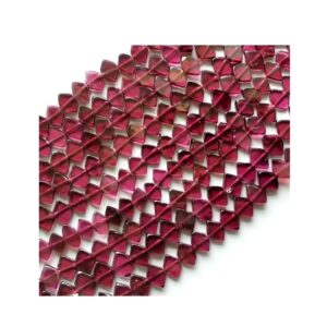 Natural Garnet Marquise Flat Smooth Beads_Gemstone Loose Beads 5.5x8 - 5x7MM 13"