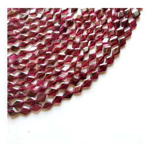 Garnet Faceted Square Shape beads_Gemstone Handmade Beads_Sakarpare fancy loose beads 7x9 MM13"