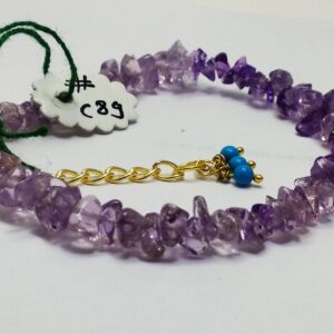 AAA Quality Amethyst Chips Crystal Bracelet|purple Crystal chips Bracelet