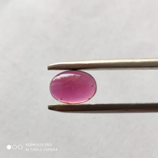 Top Quality Garnet Oval Shape Cabochon 5x7 MM, Garnet Gemstone Shape Cabochons, Garnet Handmade Loose Cabs 10 Pc - Image 2