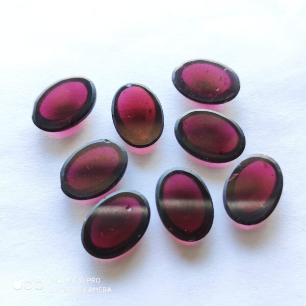 Garnet Oval Shape Cabochon 9x11 MM, Garnet Gemstone Shape Cabochons, Garnet Handmade Loose Cabs 9 Pc - Image 4