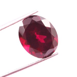 Top Quality Rhodolite Garnet Faceted Cut Oval shape Gemstone size 12x15 mm | Natural Handmade loose Gemstone for Jewelry