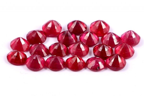 4 MM Red Ruby Round Cut Calibrated size Handmade loose Gemstone_Top Quality Ruby Precious Gemstone For Jewelry making (pack of 20 piece) - Image 2