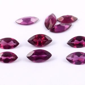 Rhodolite Garnet Cut Marquise size 4x2 MM (pack of 20 piece) | Natural Handmade loose Gemstone | Semi-Precious Gemstone Cut