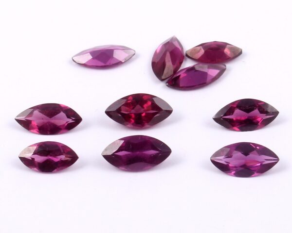 Rhodolite Garnet Cut Marquise size 4x2 MM (pack of 20 piece) | Natural Handmade loose Gemstone | Semi-Precious Gemstone Cut