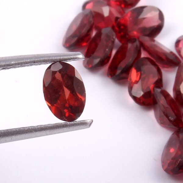 Mozambique Garnet Cut Oval size 6x4 MM (pack of 20 piece) | Natural Handmade loose Gemstone | semi-Precious Gemstone Cut