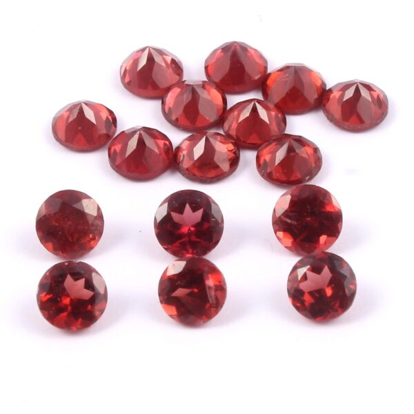 Mozambique Garnet Cut Round size 3 MM (pack of 20 piece) | Natural Handmade loose Gemstone | Semi-Precious Gemstone Cut - Image 3