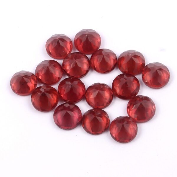 Mozambique Garnet Cut Round size 2.50 MM (pack of 20 piece) | Natural Handmade loose Gemstone | Semi-Precious Gemstone Cut - Image 2