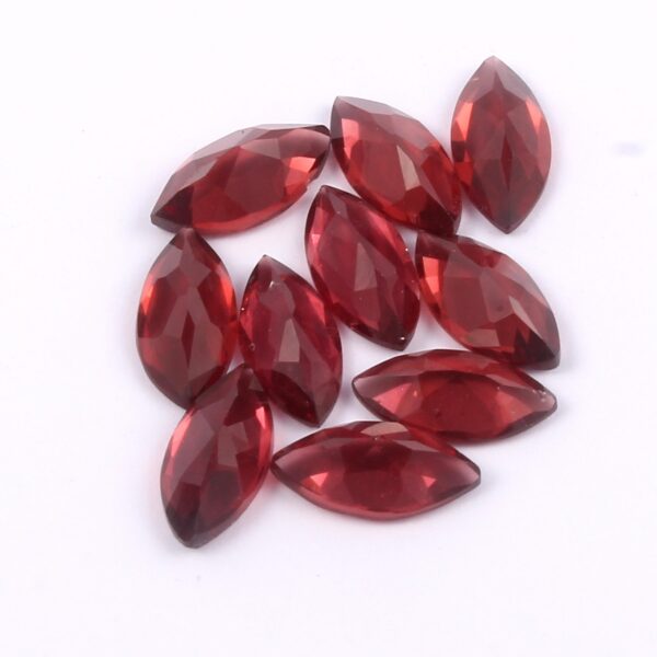 Mozambique Garnet Cut Marquise size 5x2.5 MM (pack of 20 piece)_Garnet Calibrated Faceted Cut Natural Handmade loose Gemstone_Semi-precious - Image 3