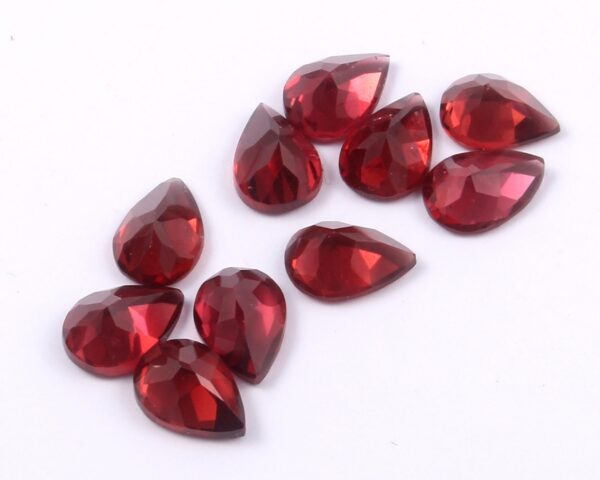 Garnet Pear Cut size 7x5 MM Garnet Faceted Cut 20pc. - Image 3