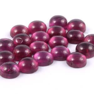 Natural Garnet Round Cabochons 3mm, Loose Gemstone Cabs for Jewelry Making, Gemstone Cabs for Rings, Earrings & More, Stone For Crafter 20Pc