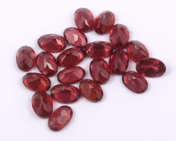 Mozambique Garnet Cut Oval size 6x4 MM (pack of 20 piece) | Natural Handmade loose Gemstone | semi-Precious Gemstone Cut - Image 3