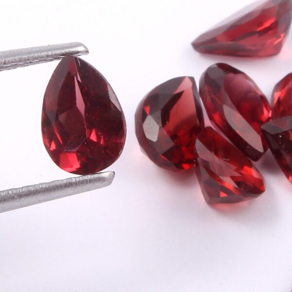 Garnet Pear Cut size 7x5 MM Garnet Faceted Cut 20pc.