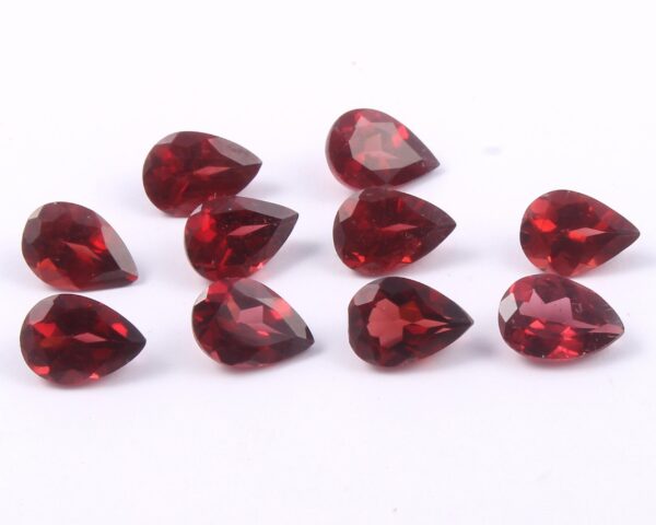 Garnet Pear Cut size 7x5 MM Garnet Faceted Cut 20pc. - Image 2