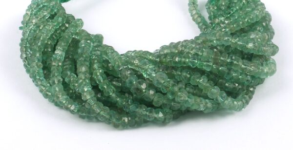 Emerald Round Beads, Emerald Faceted Beads 2.50-3.50 MM, Natural Emerald Micro Beads, Emerald Ever Green Beads 16" - Image 2