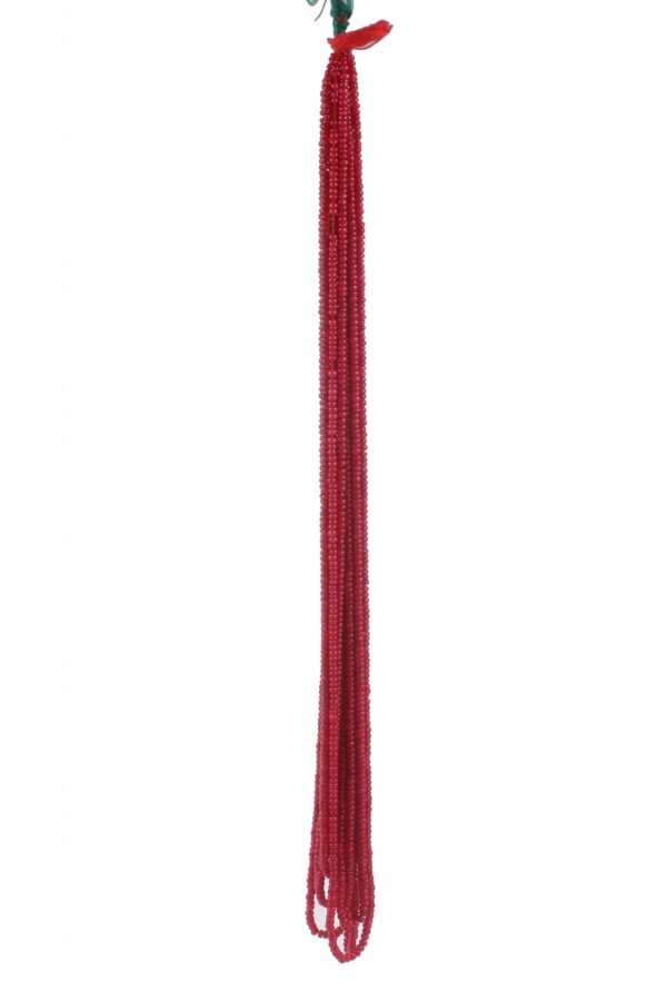 Ruby Dyed smooth Roundel Beads size 2.50-3.0 mm strand length 18" | Handmade loose Beads Corundum Sapphire - Image 2