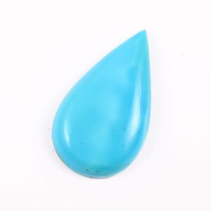 Turquoise Pear Shape Cabochon, Arizona Turquoise Shape Cabochon 21x12 MM, Arizona Turquoise Handmade Cabochon For Pendant Height 5.30 MM 1Pc