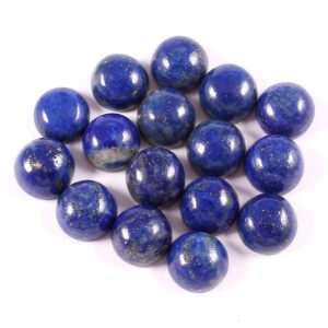 Lapis Round Cabochon, Lapis Cabochons, Loose Gemstone Cabochon 7 MM 12 Pcs