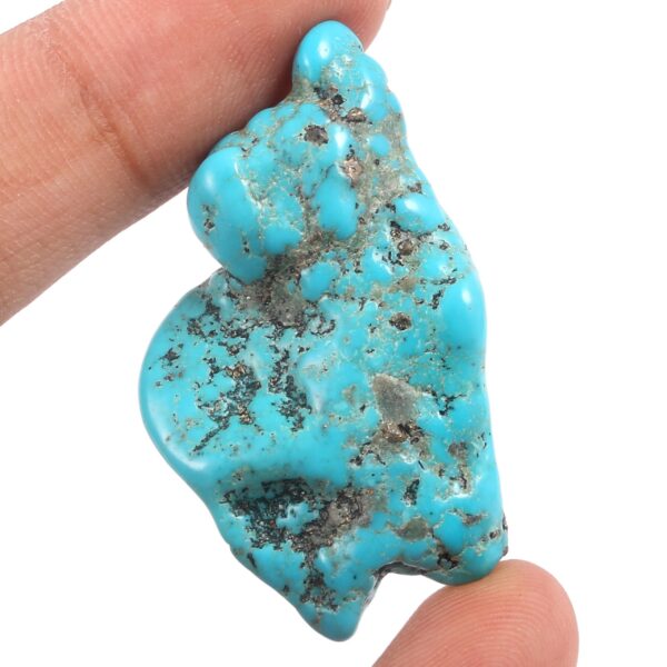 Natural Turquoise Raw Stone Mineral, Turquoise Sleeping Beauty Rough, Top Quality Turquoise Rock Rough, Turquoise Gemstone Rough 42x25 MM - Image 2