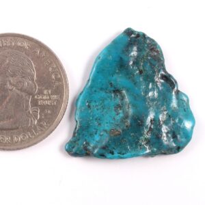 Turquoise Sleeping Beauty Rough, Natural Turquoise Slice Rough, Top Quality Gemstone Sleeping Beauty Rough, Blue Rough Slice 26 MM