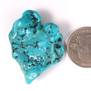 Natural Turquoise Sleeping Beauty Rough, Turquoise Raw Stone Mineral, Turquoise Gemstone Rock, Turquoise Raw Material Rough 42x30 MM