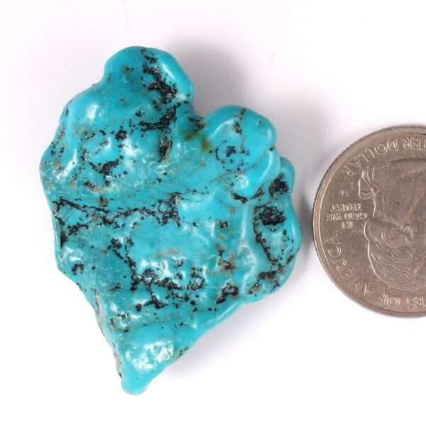 Natural Turquoise Sleeping Beauty Rough, Turquoise Raw Stone Mineral, Turquoise Gemstone Rock, Turquoise Raw Material Rough 42x30 MM