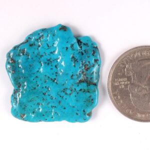 Top Quality Natural Turquoise Raw Stone Mineral, Turquoise Sleeping Beauty Rough, Turquoise Gemstone Slice Rough 33x33 MM