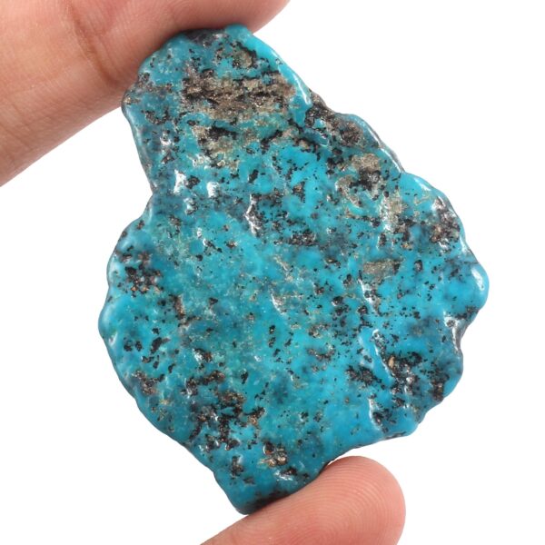 AAA++ Grade natural Turquoise Sleeping Beauty Rough, Natural Turquoise Raw Stone Mineral, Natural Gemstone Rock Rough 38x47 MM - Image 2