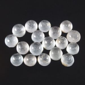 Natural Aquamarine Cabochon, Top Quality Aquamarine Round Calibrated Cabochon, Aquamarine Loose Gemstone Shape Cabochon 4 MM 18 Pc