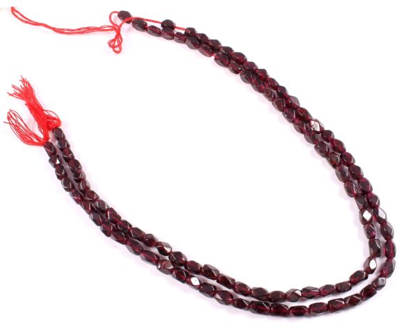 Garnet Shape Beads, Garnet Rectangle Shape Beads, Garnet Gemstone Shape Beads, Garnet Beads 4.50x6.50-4.50x8.00 MM 13" - Image 3