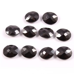 8x10 MM Oval Shape Natural Black Spinel briolette Gemstone, Black Spinel Gemstone Shape briolette, Black Spinel Shape briolette 10 Pc