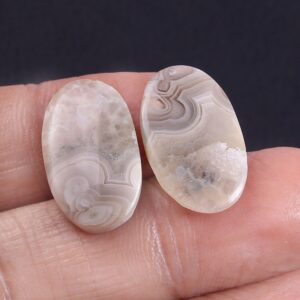 Top Quality Crazy Lace Cabochon, Crazy Lace Oval Shape Cabochons, Natural Gemstone Shape Cabochons, Crazy Lace Cabochons 22x12.5 MM 2 Pc