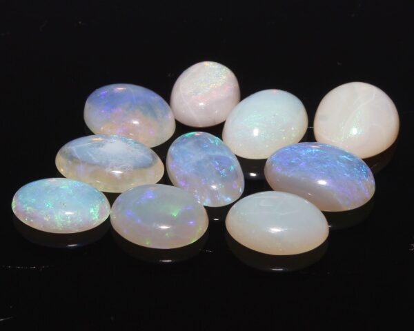 Opal Cabochon, Natural Ethiopian Opal Oval Shape Cabochons 9.5x12.5 MM, Opal Fire Cabochons, AAA Grade Opal Gemstone Cabs one Piece