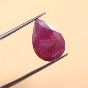 AAA Grade Ruby Cut, Natural Ruby Pear Shape Loose Gemstone Cuts 7.5x11.5 MM, Ruby Loose Cut Stone