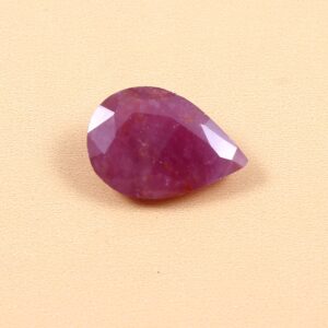 9x12 MM Pear Shape Natural Ruby Loose Cut Stone, Ruby Loose Cut Stone, AAA Grade Ruby Gemstone Shape Cuts 1 Piece