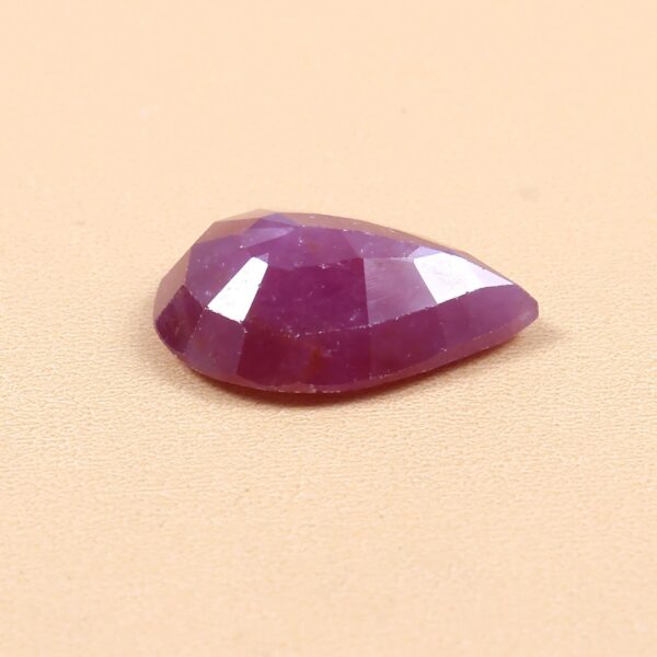 9x12 MM Pear Shape Natural Ruby Loose Cut Stone, Ruby Loose Cut Stone, AAA Grade Ruby Gemstone Shape Cuts 1 Piece - Image 3