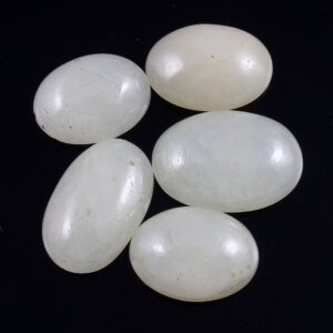 Top Quality White Sapphire Cabochon, White Sapphire Oval Shape Cabochons 11x14.5 MM, Natural White Sapphire Gemstone Shape Cabochons 1 Piece